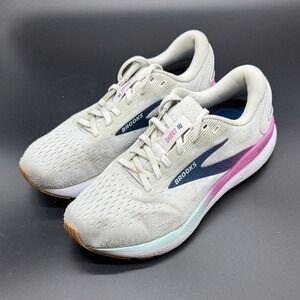 Brooks Ghost 16 Women's Running Shoes Gray Pink Blue Size 9